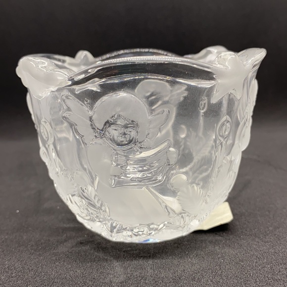 Mikasa Holiday Classics Cherub Votive, 3” - Picture 2 of 3